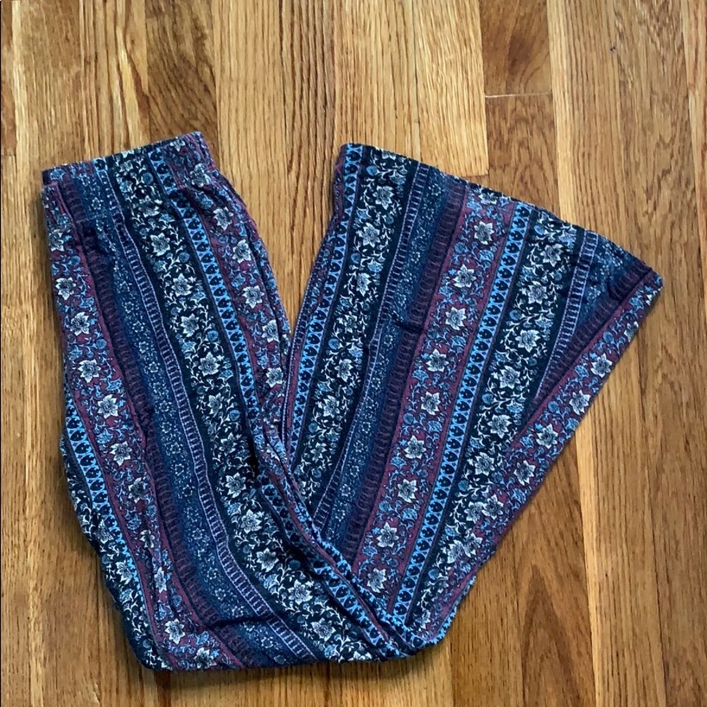 Design Lab Boho Stretch Flair Pants